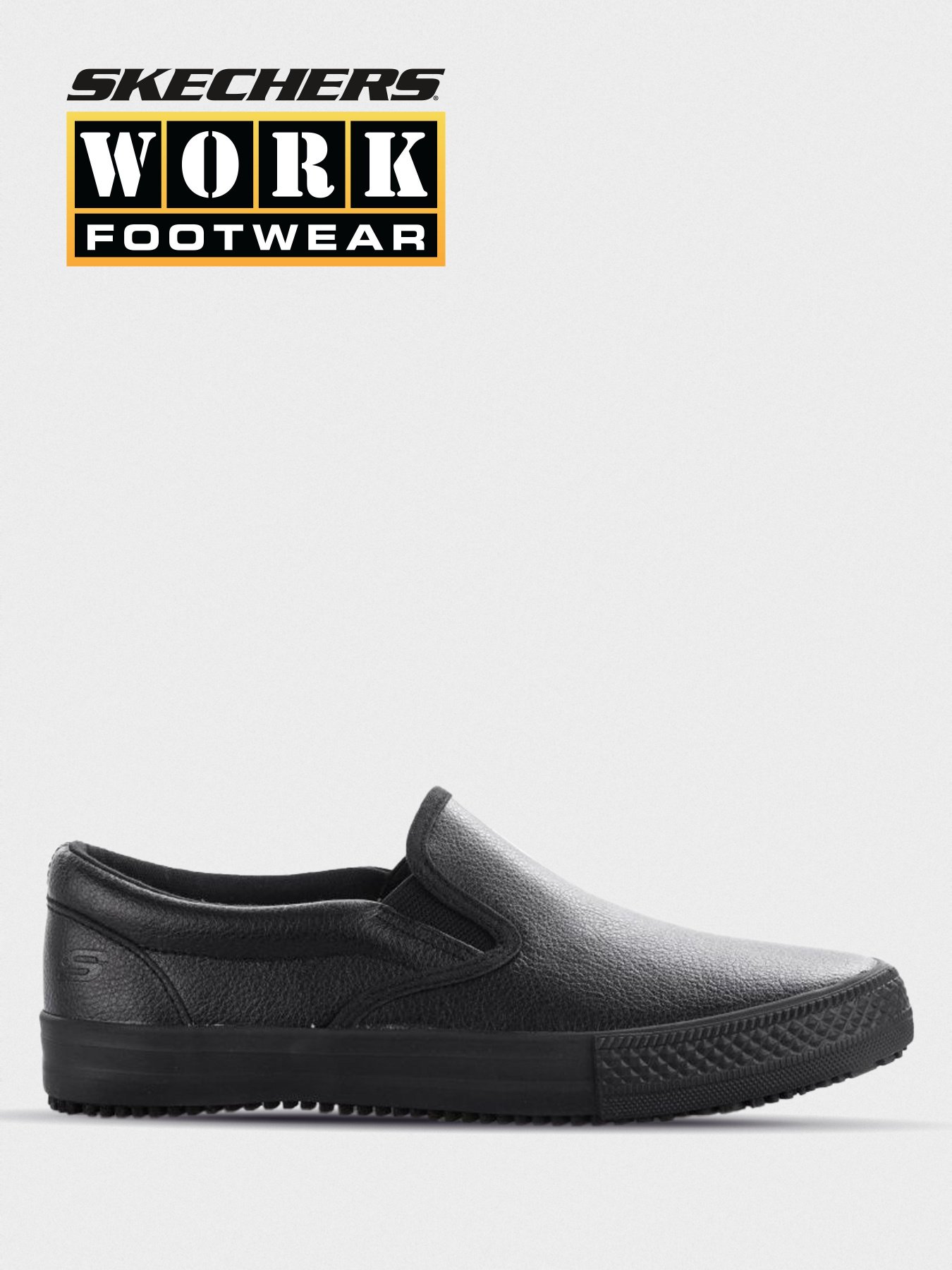 Сліпони та мокасини Skechers Work Relaxed Fit: Gibson - Brogna SR модель 76559 BLK Фото