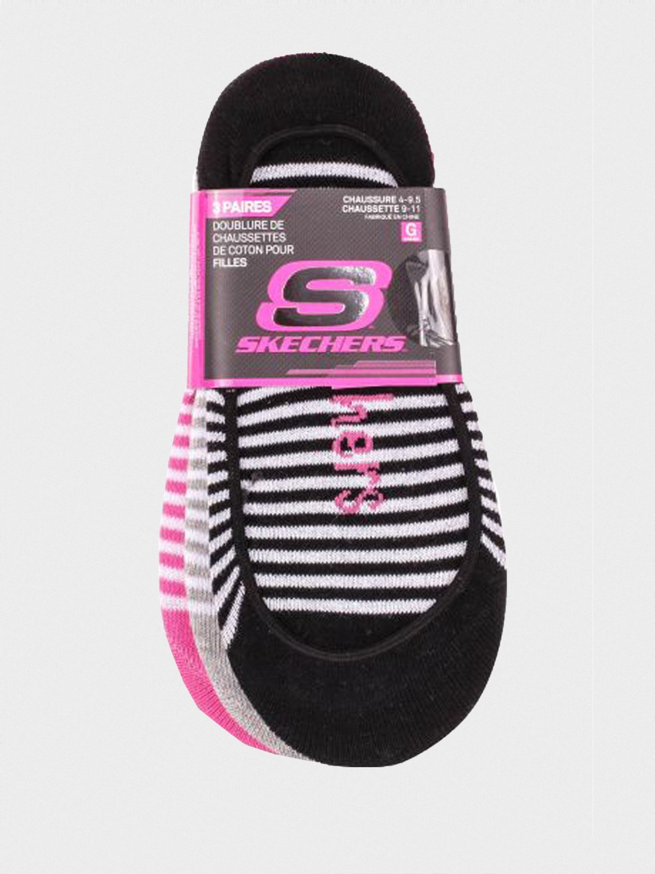 Шкарпетки та гольфи Skechers 3 Pair Cotton модель S110355-682-9 Фото