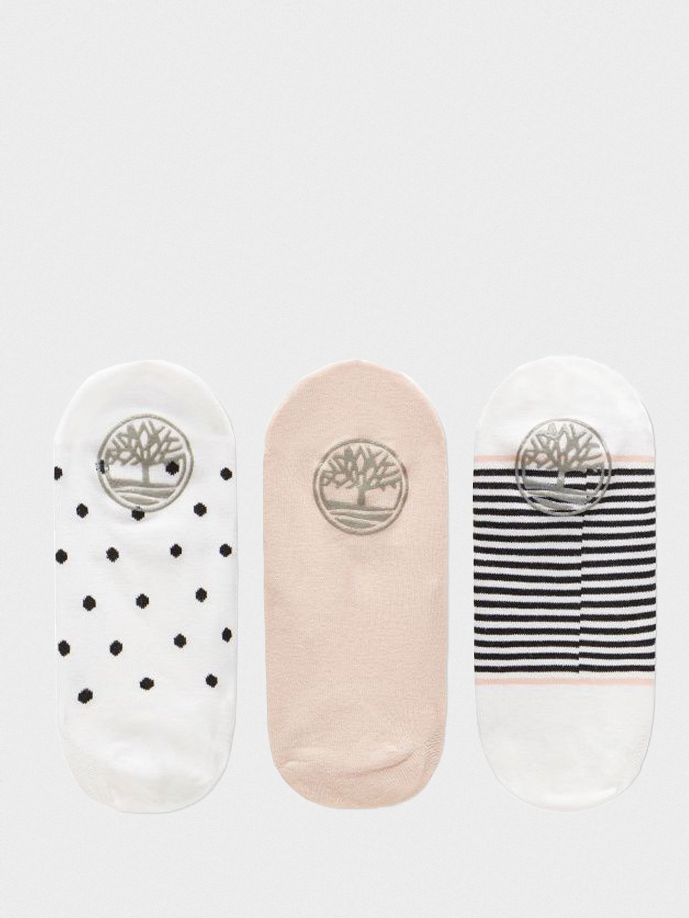 Носки и гольфы Timberland 3Pk Striped Ultra Low модель TB0A1EAZR23 Фото