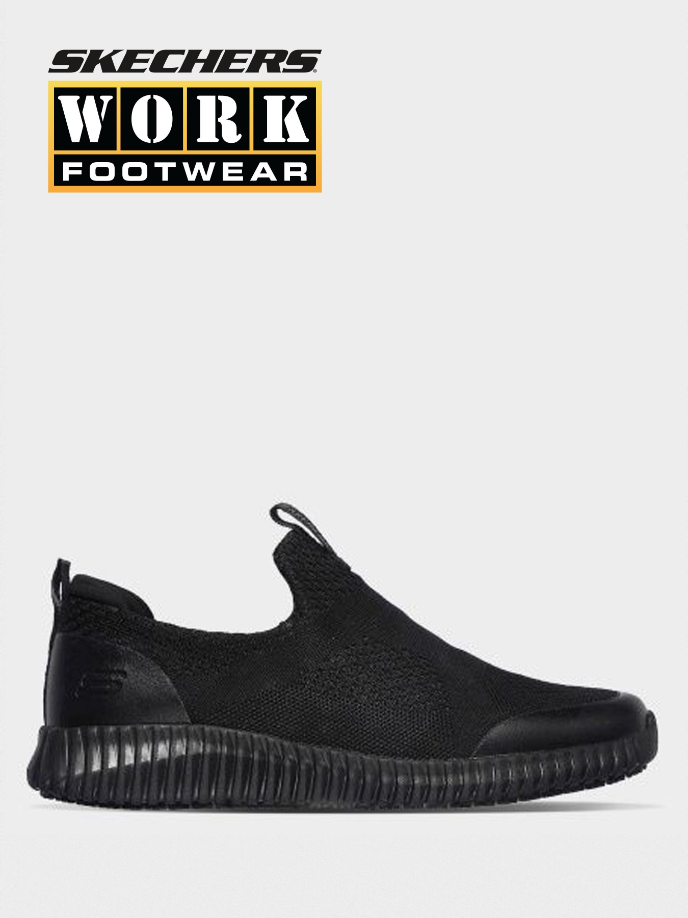 Слипоны и мокасины Skechers Work Relaxed Fit: Cessnock - Colleton SR модель 77501 BLK Фото
