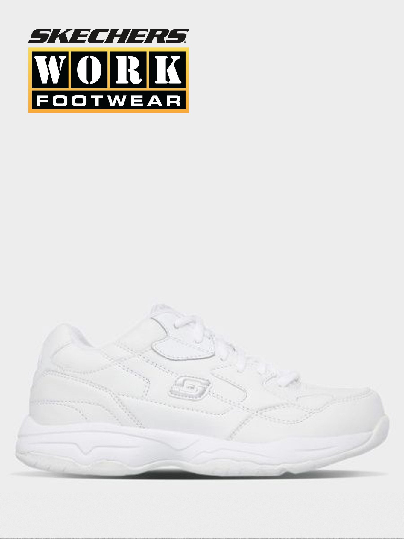 Кросівки Skechers Work Relaxed Fit: Felton - Albie SR модель 76555 WHT Фото