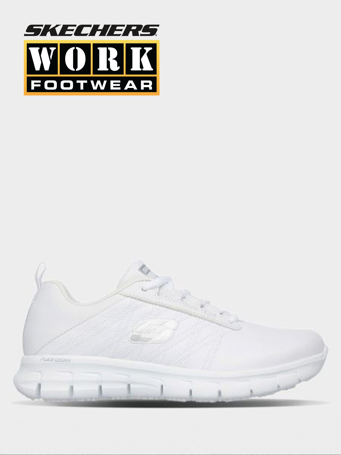 Кросівки Skechers Work Relaxed Fit: Sure Track - Erath SR модель 76576 WHT Фото