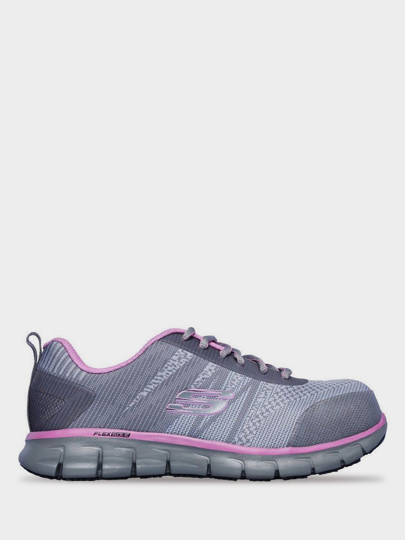 Кросівки Skechers Work: Sure Track - Saquenay Alloy Toe модель 77250 GYPK Фото