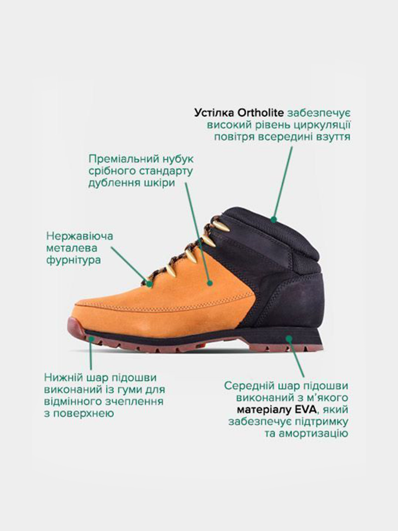 Черевики та чоботи Timberland Euro Sprint модель TB0A1NHJ231 Фото