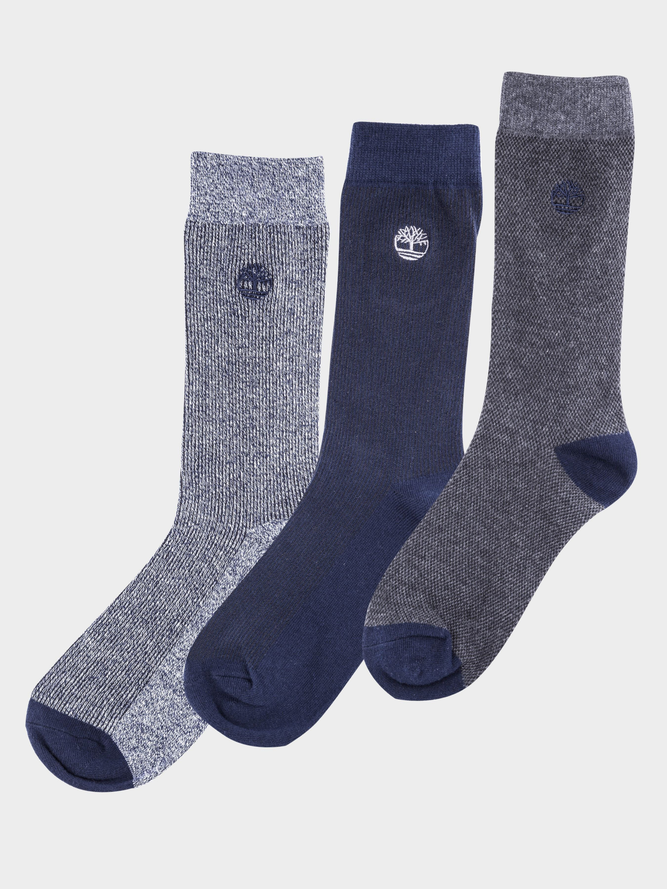 Носки и гольфы Timberland Three Pair Pack Piqué Crew модель TB0A1EQK451 Фото