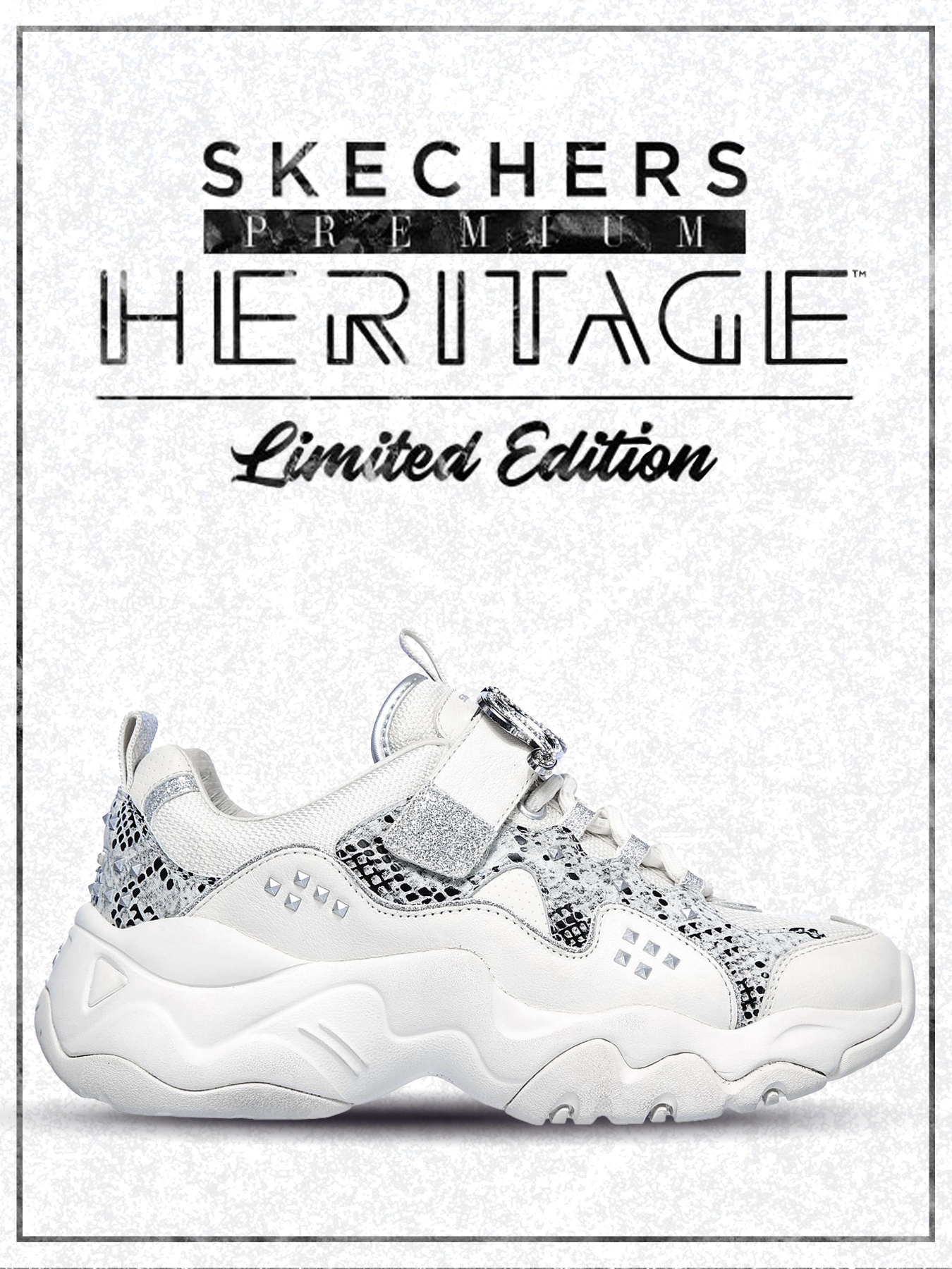 Кросівки Skechers D'Lites 3 - Cheetah Queen модель 149110 NTSL Фото