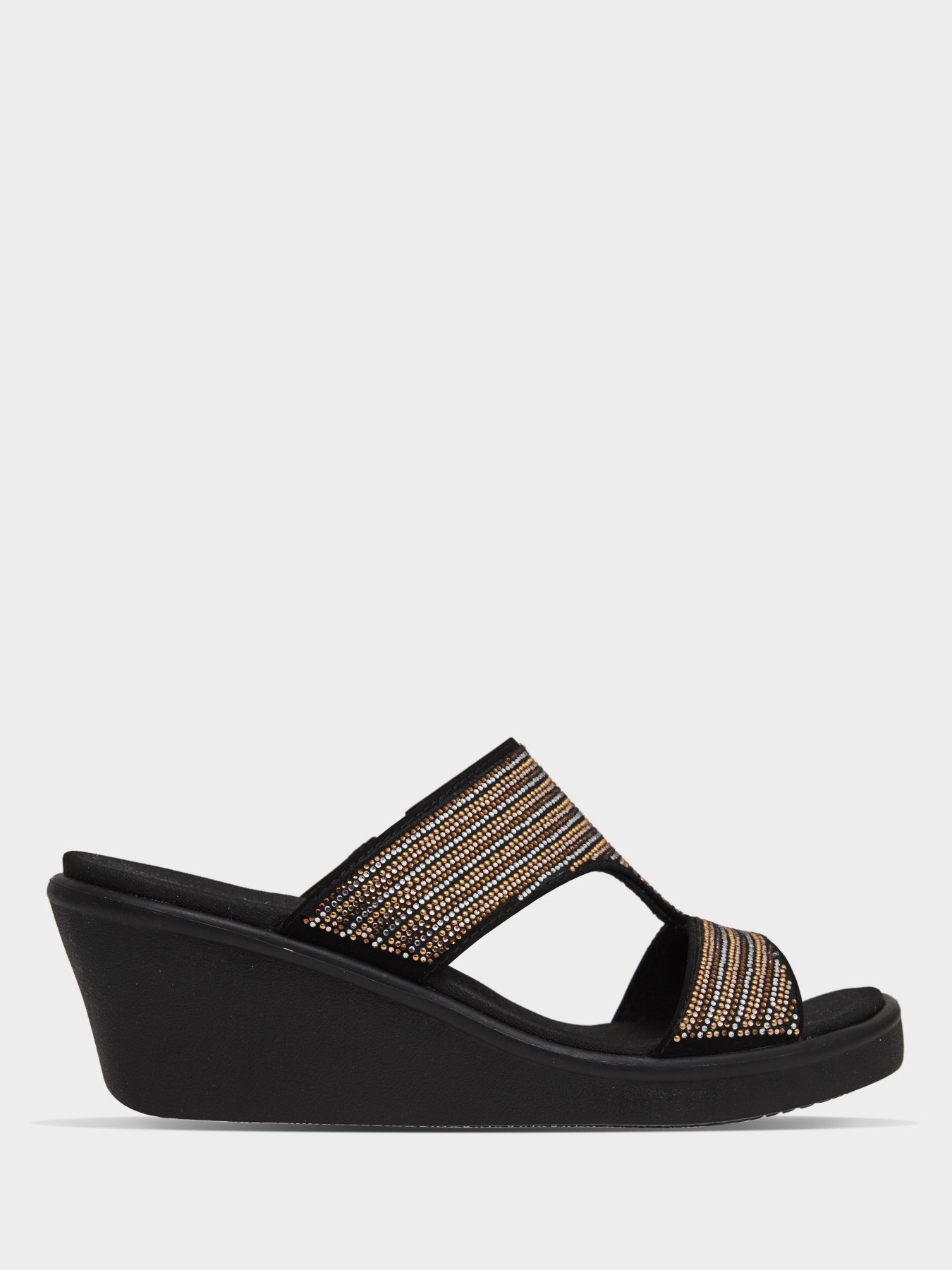 Шлёпанцы Skechers Cali Rumble On - Bling Gal модель 119001 BKMT Фото