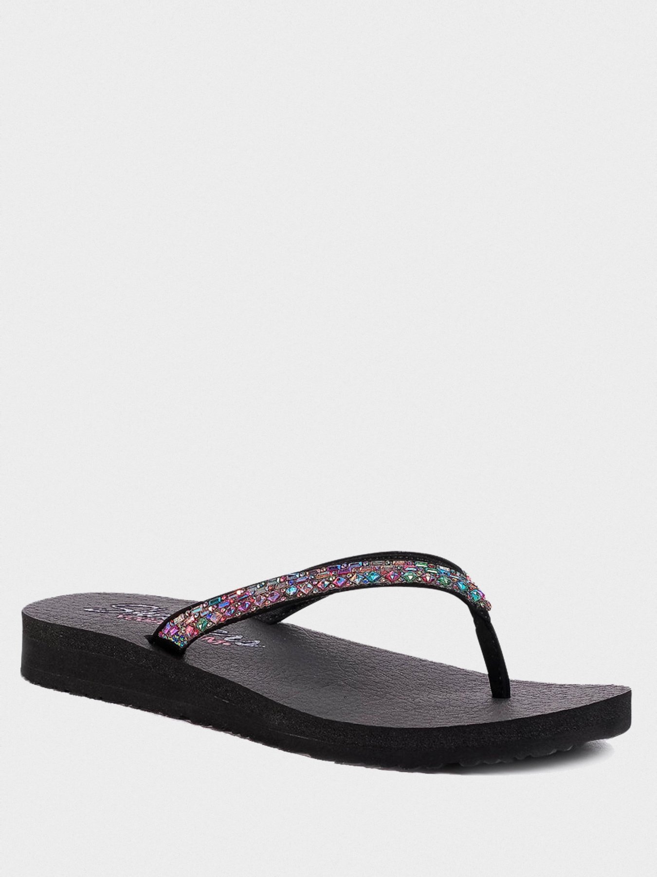 Шлёпанцы Skechers Cali Meditation - Shine Away модель 32918 BKMT Фото