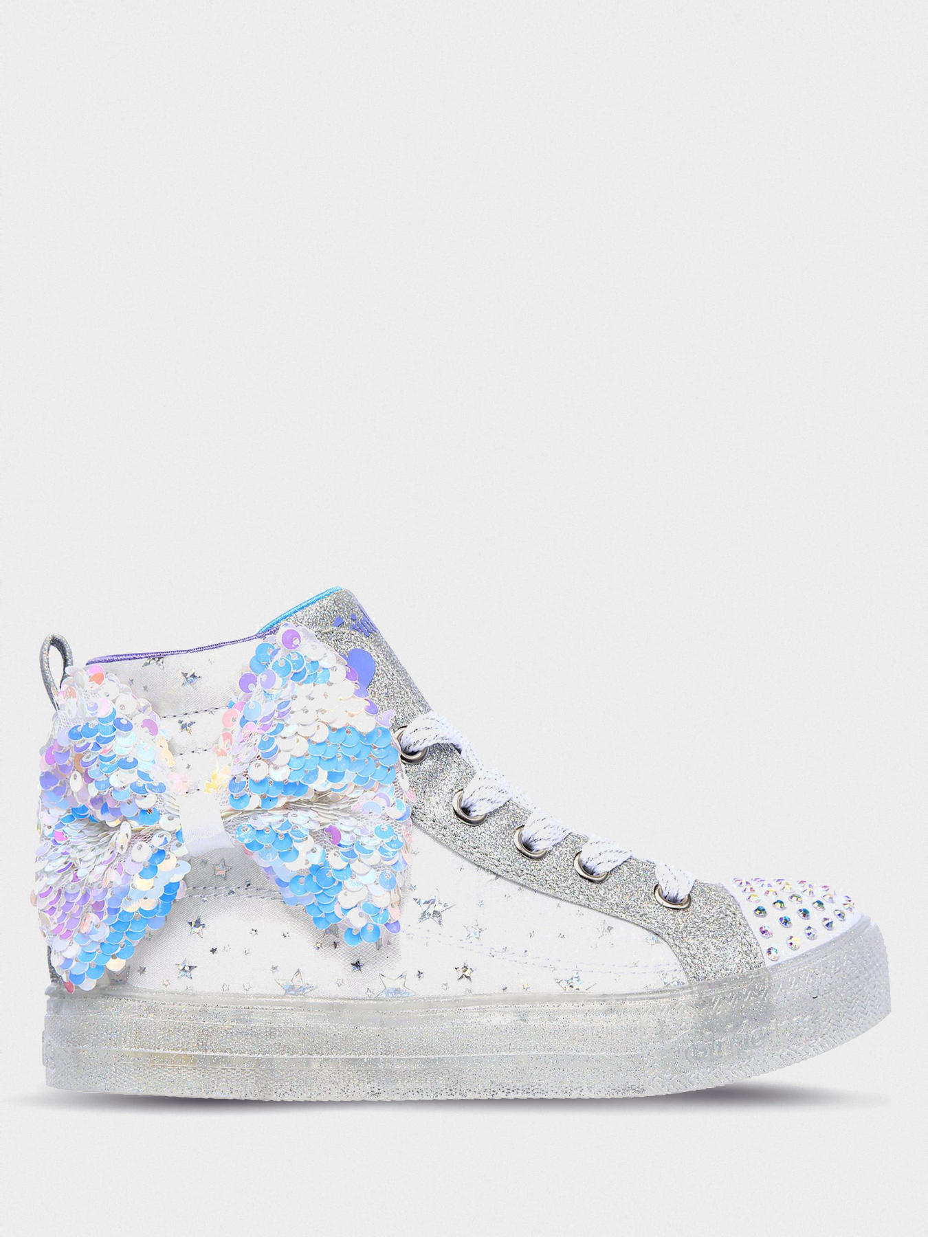 Кеди Skechers Twinkle Toes: Shuffle Brights 2.0 - Twinkle Bow модель 314015L WSL Фото