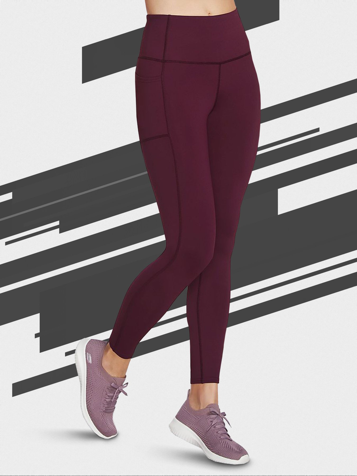 Брюки Skechers GOwalk Legging модель W03LG30B DKPR Фото