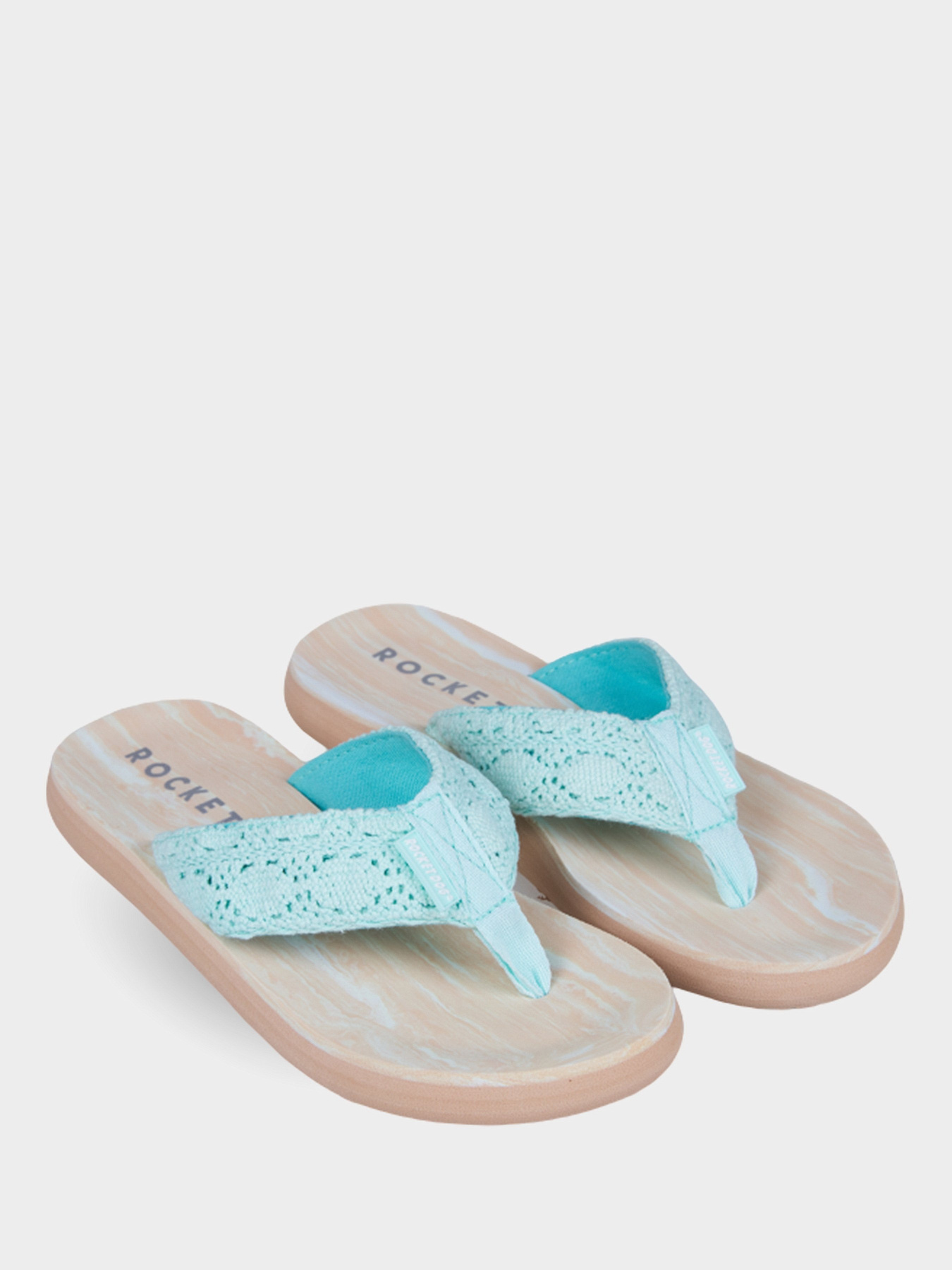 Шлёпанцы Rocket Dog модель ADIOS Mint W/Double Cream Eva Фото