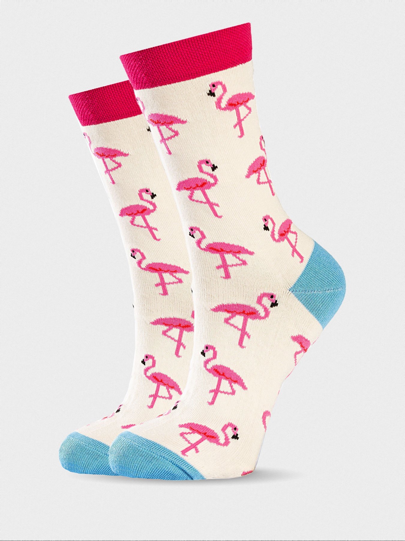 Шкарпетки та гольфи GoodSox Pink Flamingo модель 4820216200610-goodsox Фото