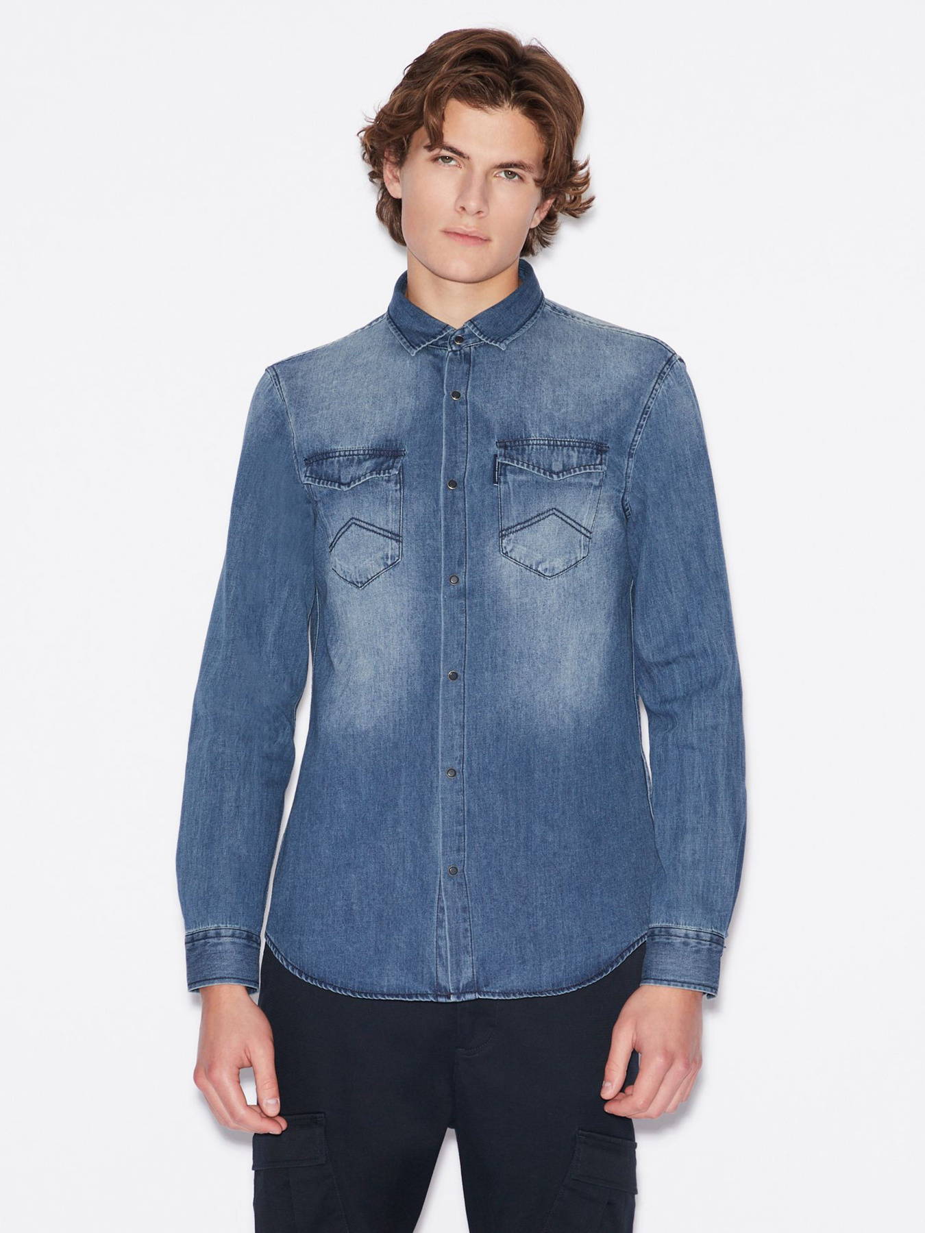 Сорочки Armani Exchange модель 6GZC20-Z1K1Z-1500 Фото