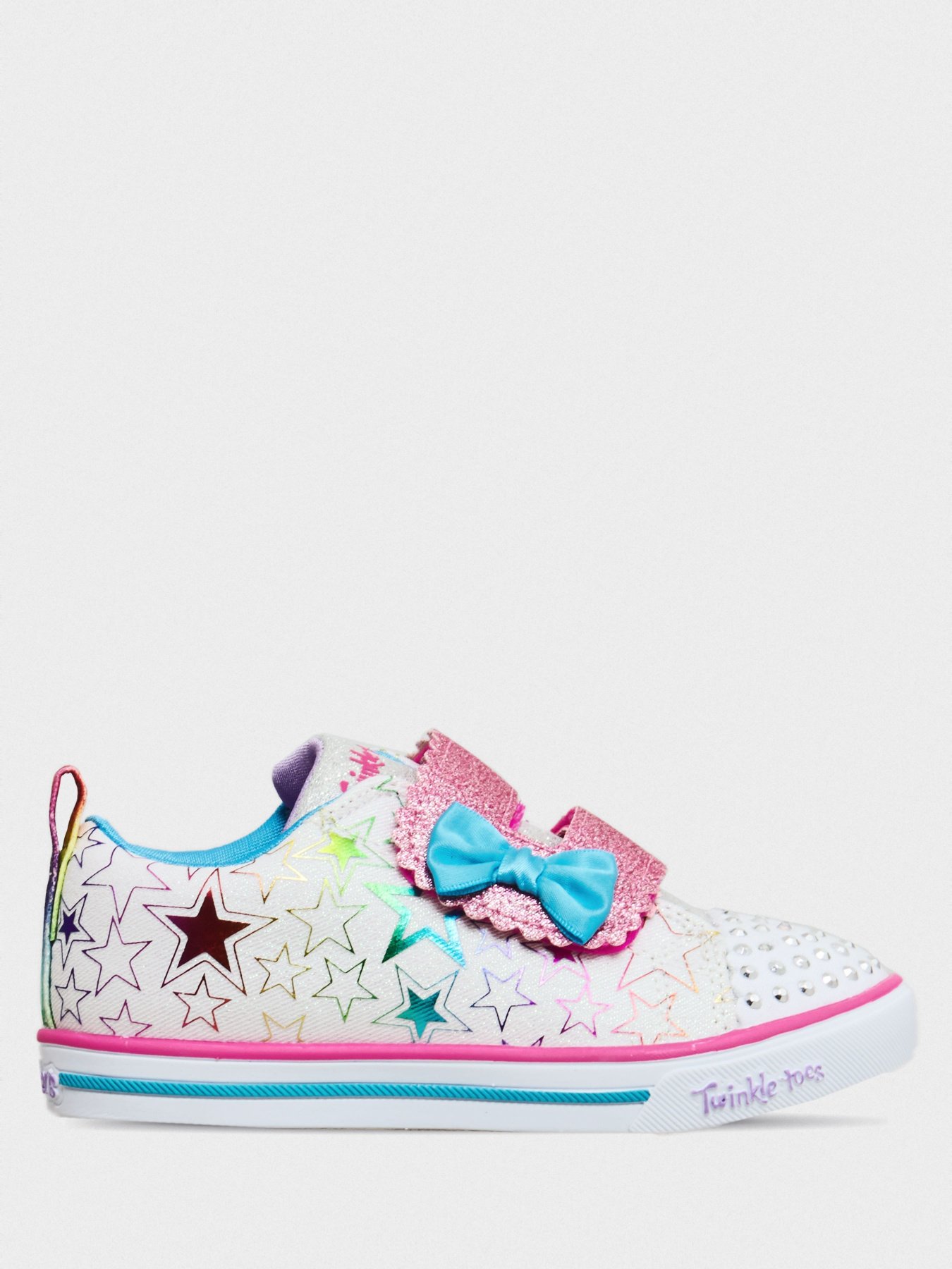 Кеды Skechers Twinkle Toes: Sparkle Lite - Stars So Bright модель 314037N WMLT Фото