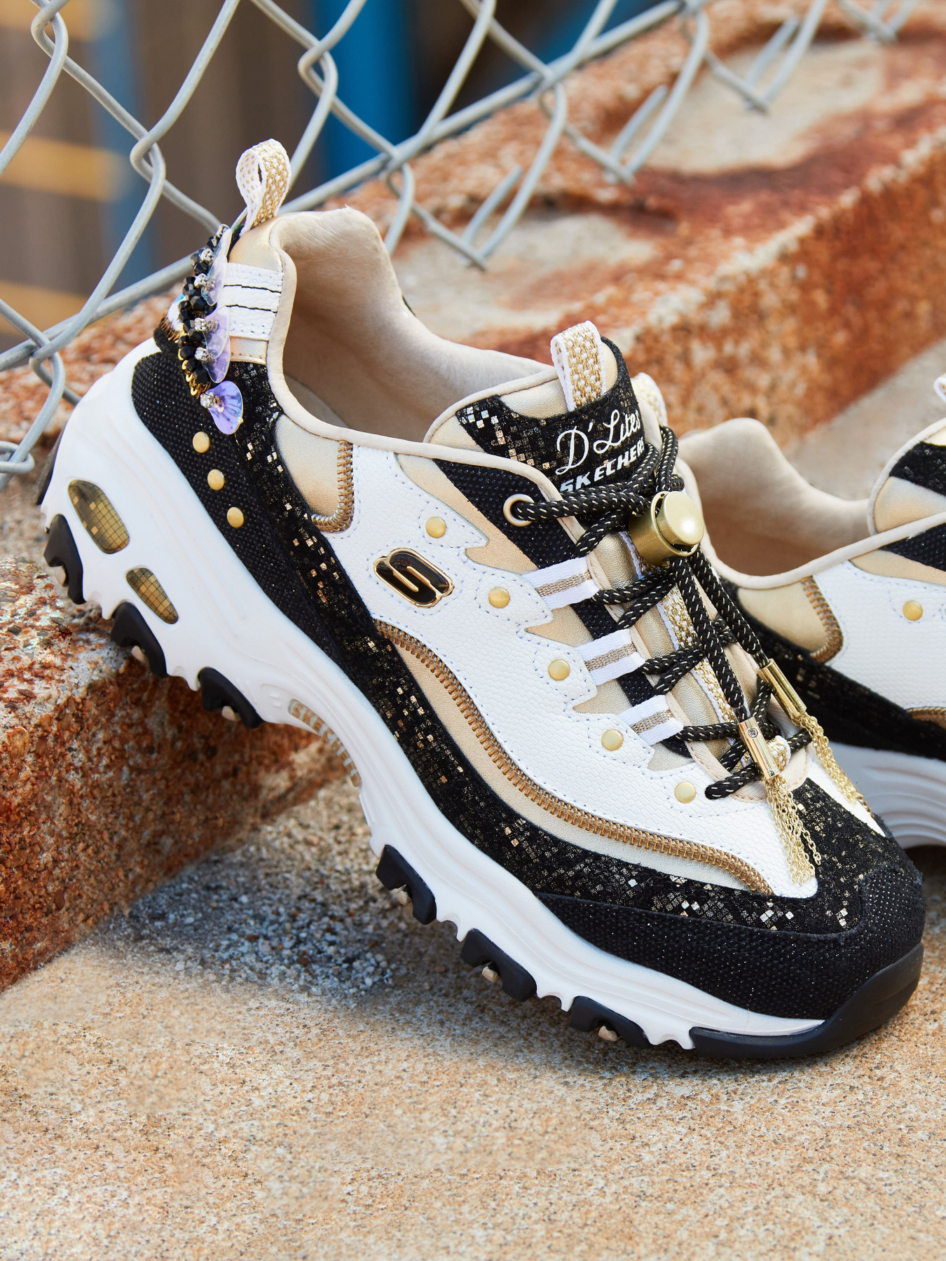 Кросівки Skechers D'LITES PREMIUM HERITAGE GLAMOROUS VIEW модель 149245 BKGD Фото