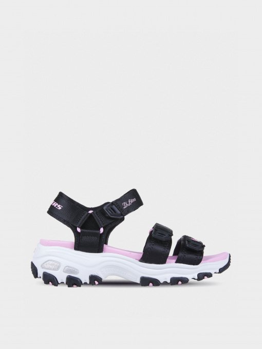 Сандалии Skechers D'Lites модель 664134L BKPK Фото