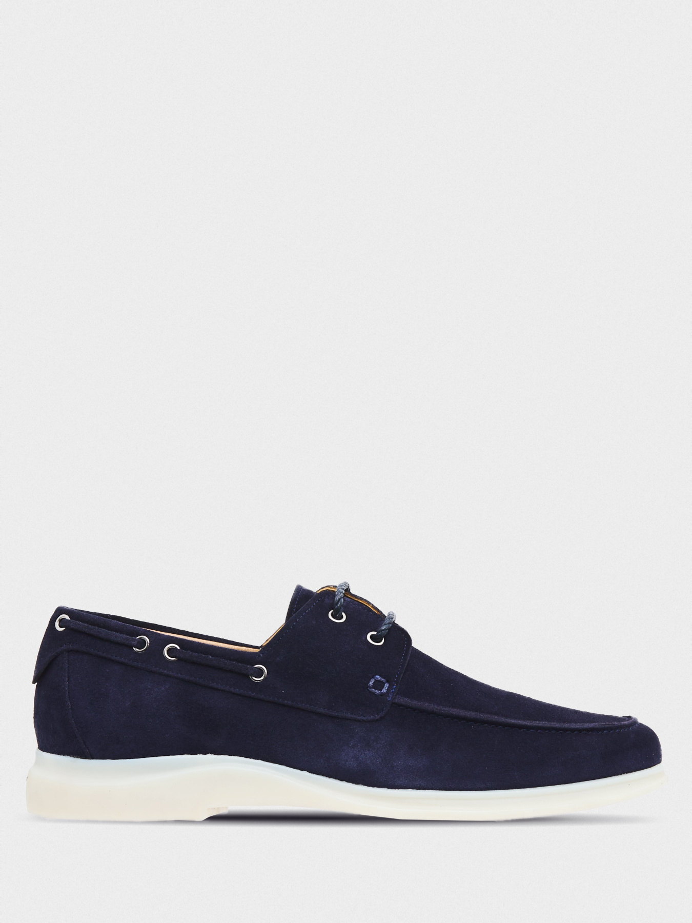 Слипоны и мокасины GRAF shoes модель 0676 NAVY SUEDE Фото