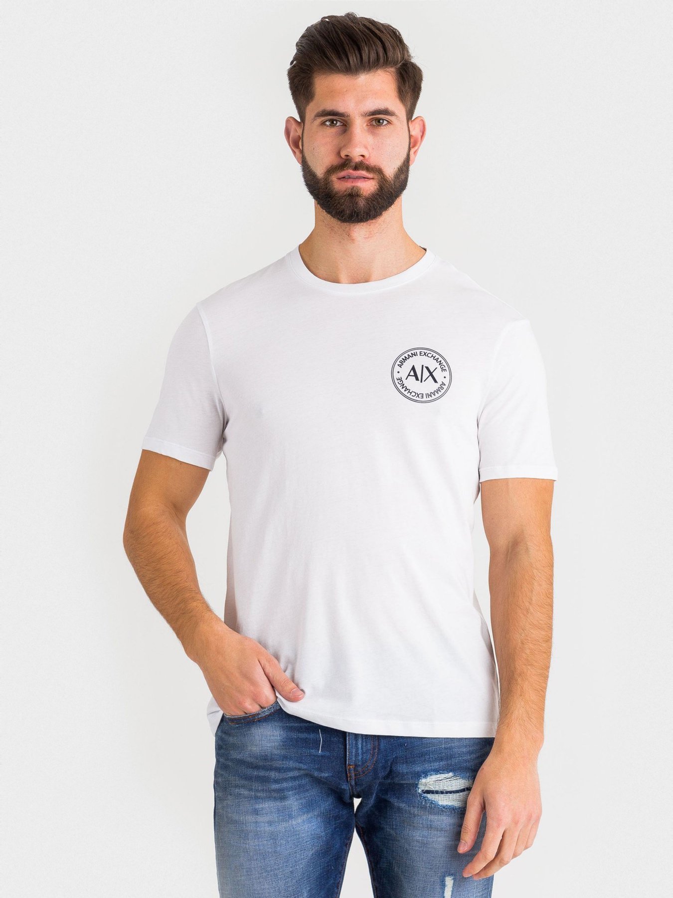 Футболки и поло Armani Exchange модель 3HZTFF-ZJH4Z-1100 Фото