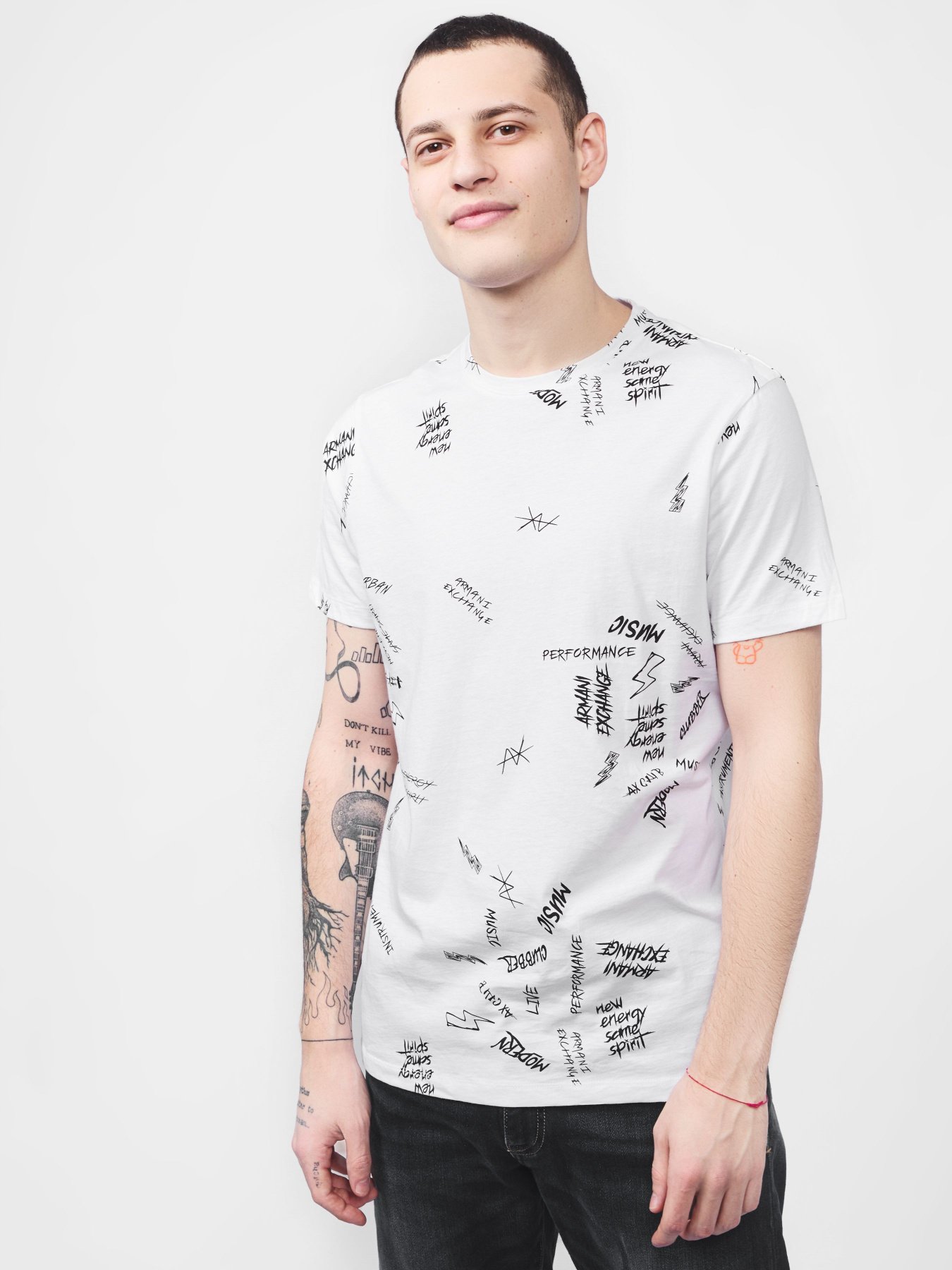 Футболки и поло Armani Exchange модель 3HZTFR-ZJH4Z-8114 Фото