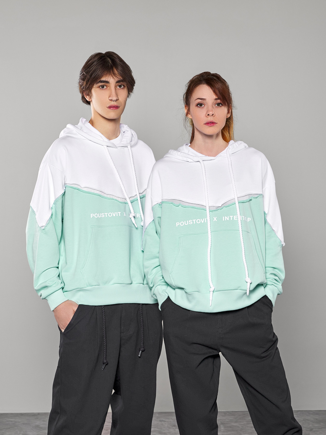 Худи и свитшоты POUSTOVIT X INTERTOP модель ITOPPOUS(худиУББ)01 Фото