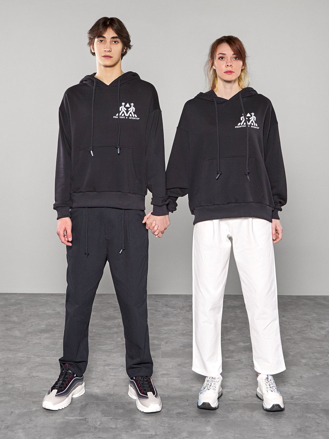Худи и свитшоты POUSTOVIT X INTERTOP модель ITOPPOUS(худиУЧ)05 Фото
