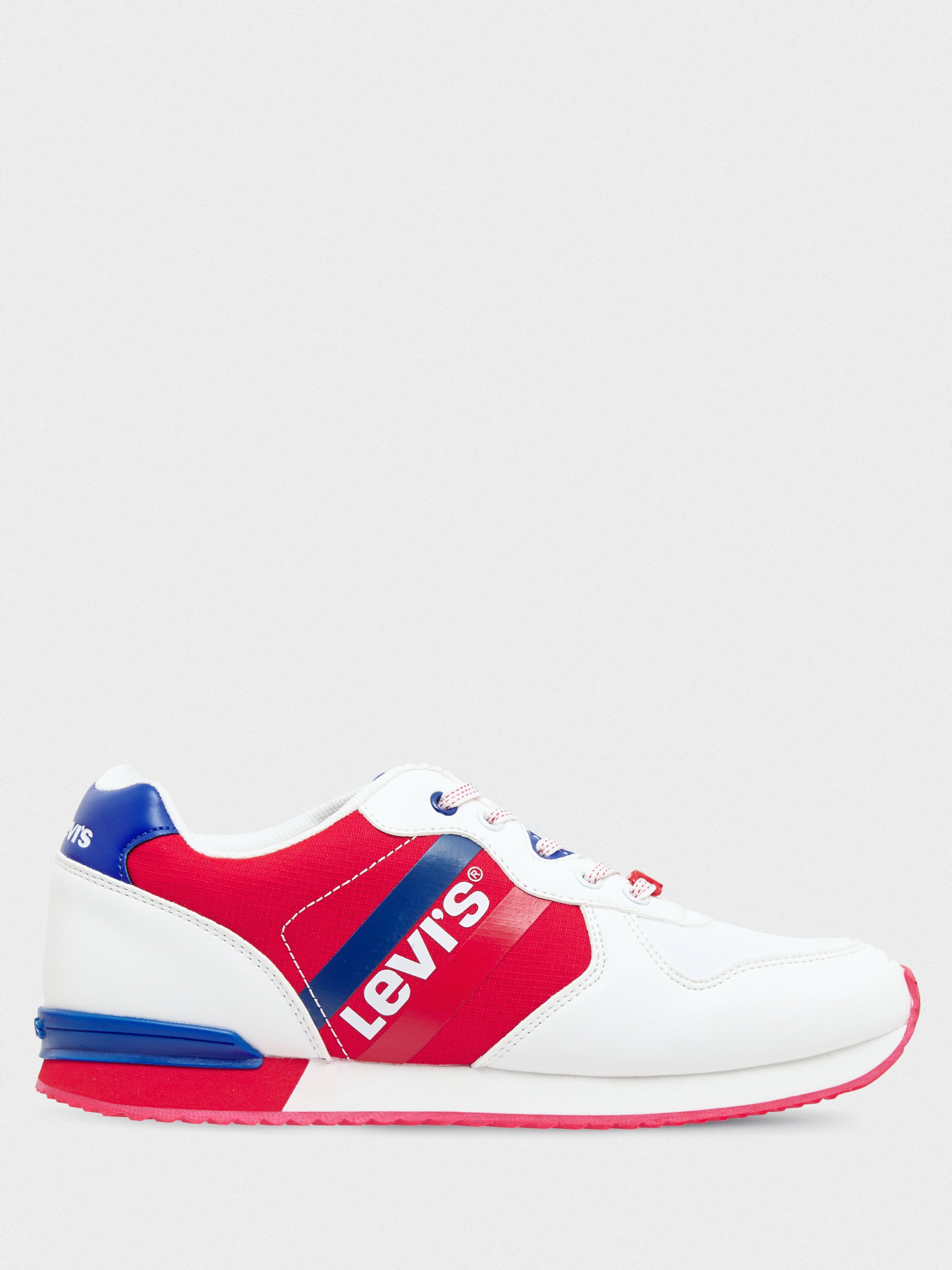 Кроссовки Levi's модель VSPR0021T WHITE RED 0079 Фото