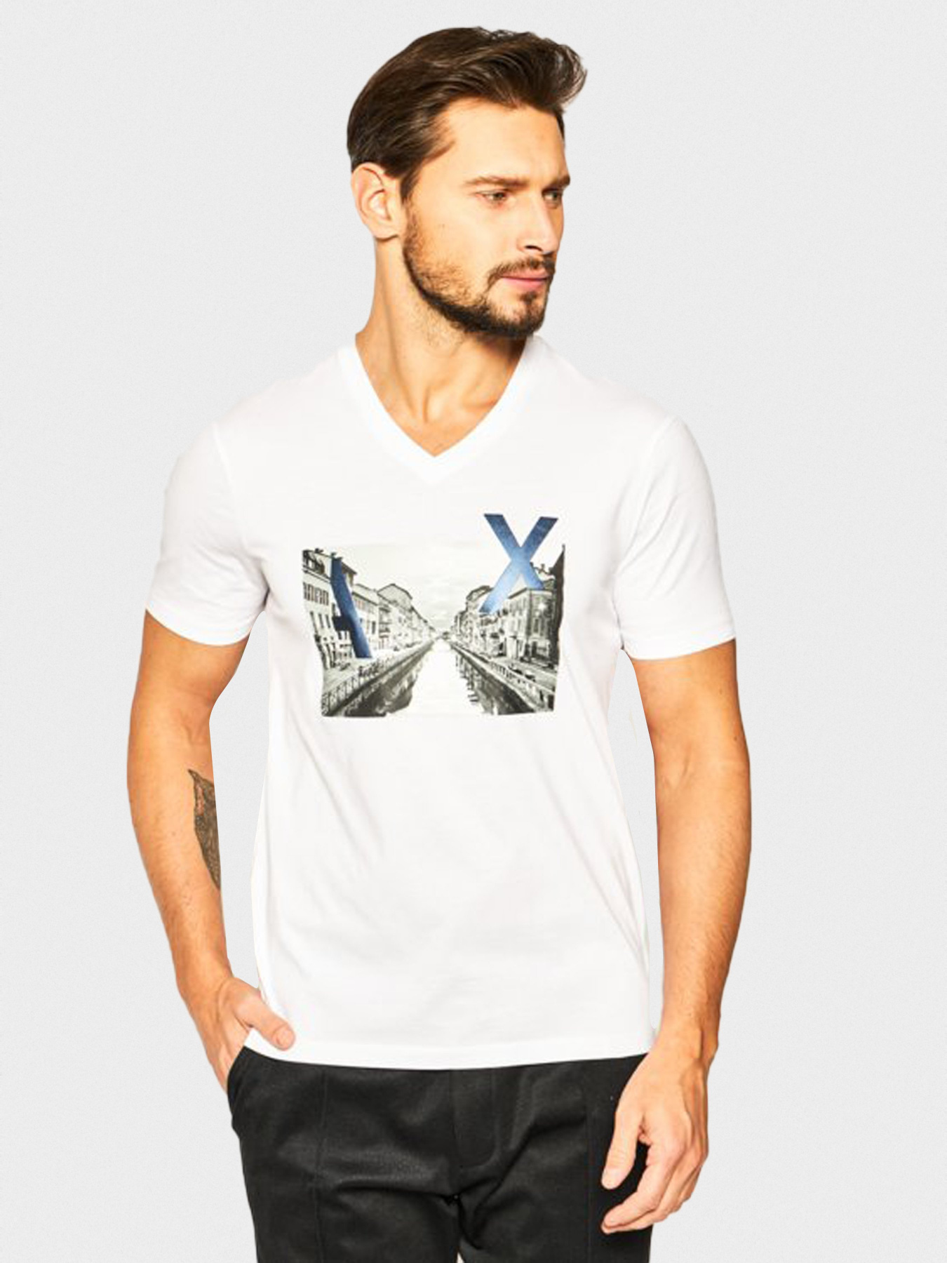 Футболки и поло Armani Exchange модель 3HZTGK-ZJBVZ-1100 Фото