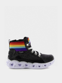 Ботинки и сапоги Skechers S Lights: Heart Lights - Rainbow Diva модель 20272L BKMT Фото