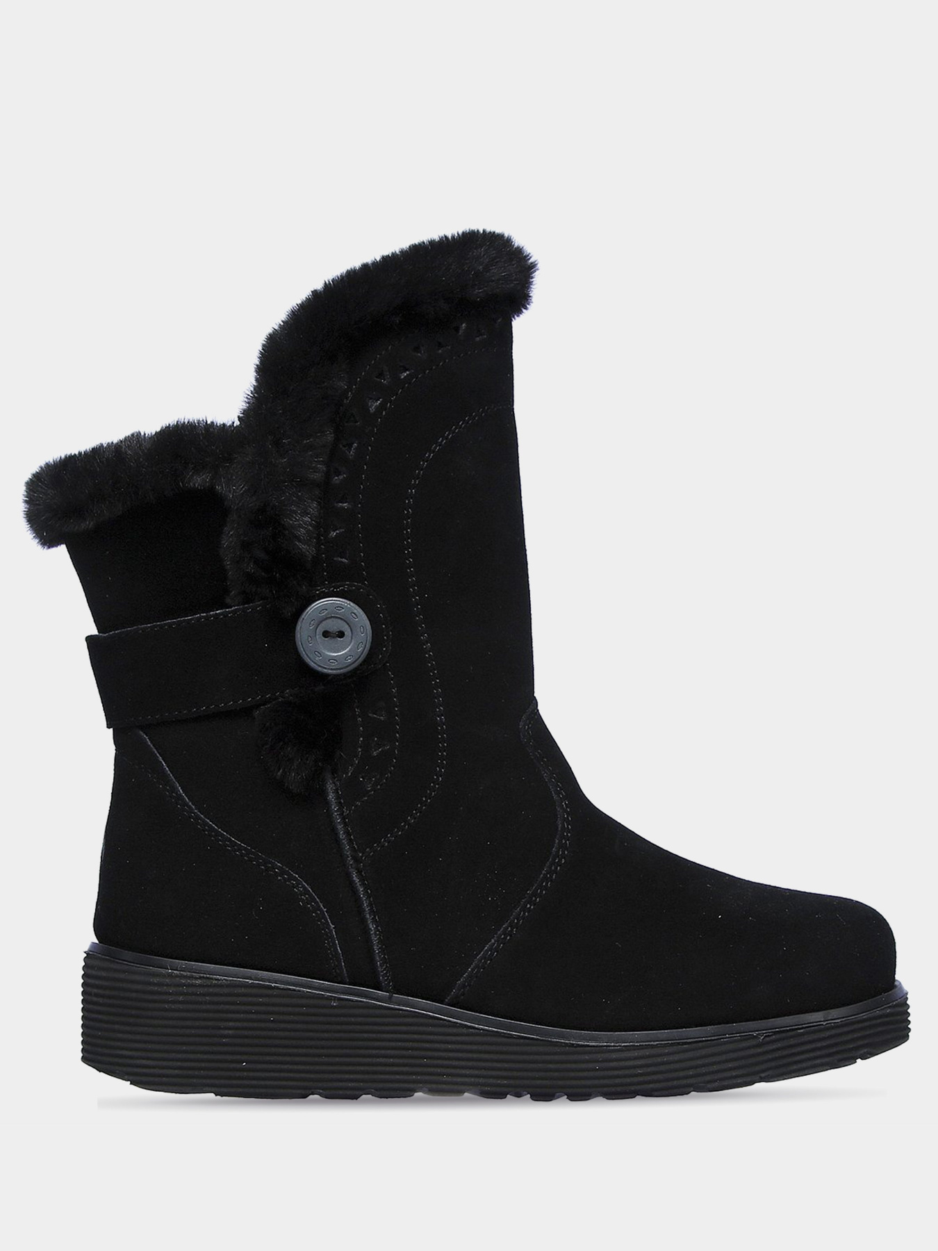 Ботинки и сапоги Skechers Keepsakes Wedge - Cosy Peak модель 49811 BLK Фото