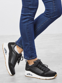Кросівки Skechers Street Uno - Solid Air модель 155132 BLK Фото