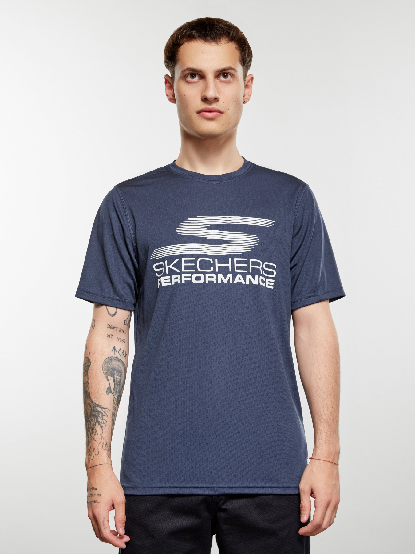 Футболки и поло Skechers Performance модель EMTS1 NVY Фото
