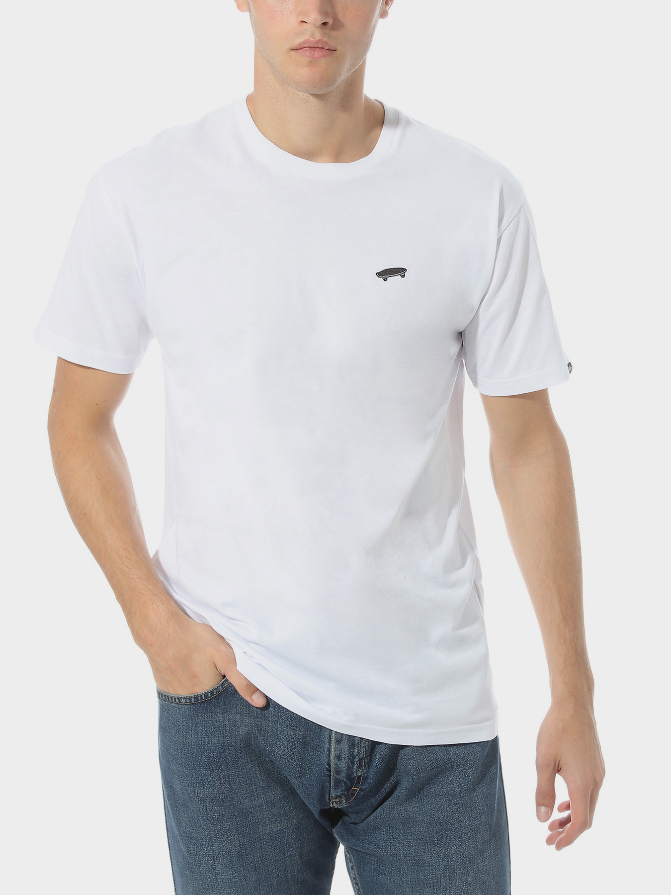 Футболки і поло Vans SKATE TEE SS CLAS модель VN0A4D25WHT Фото