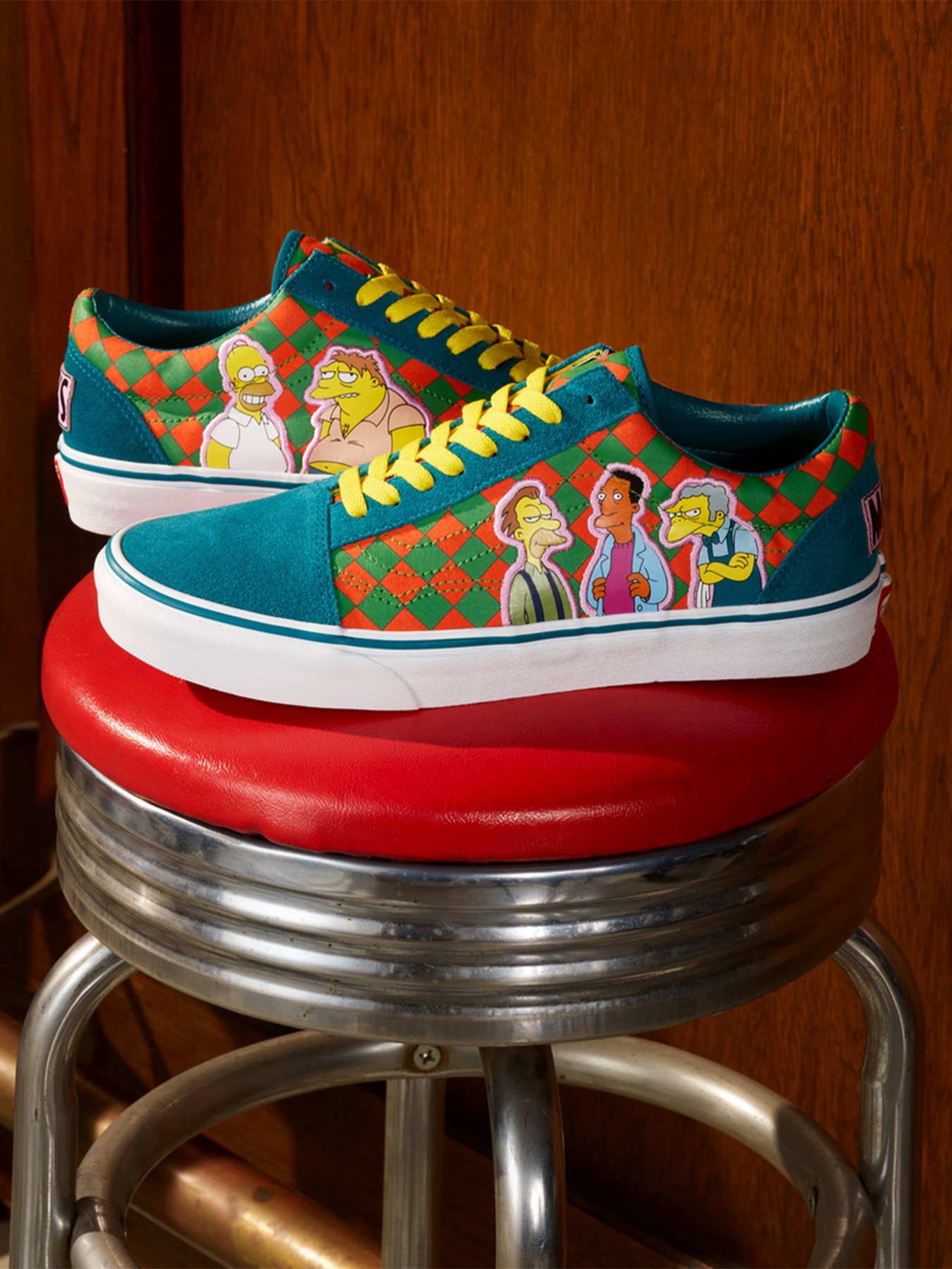 Кеди Vans The Simpsons x Vans Moe's Old Skool модель VN0A4BV521L1 Фото
