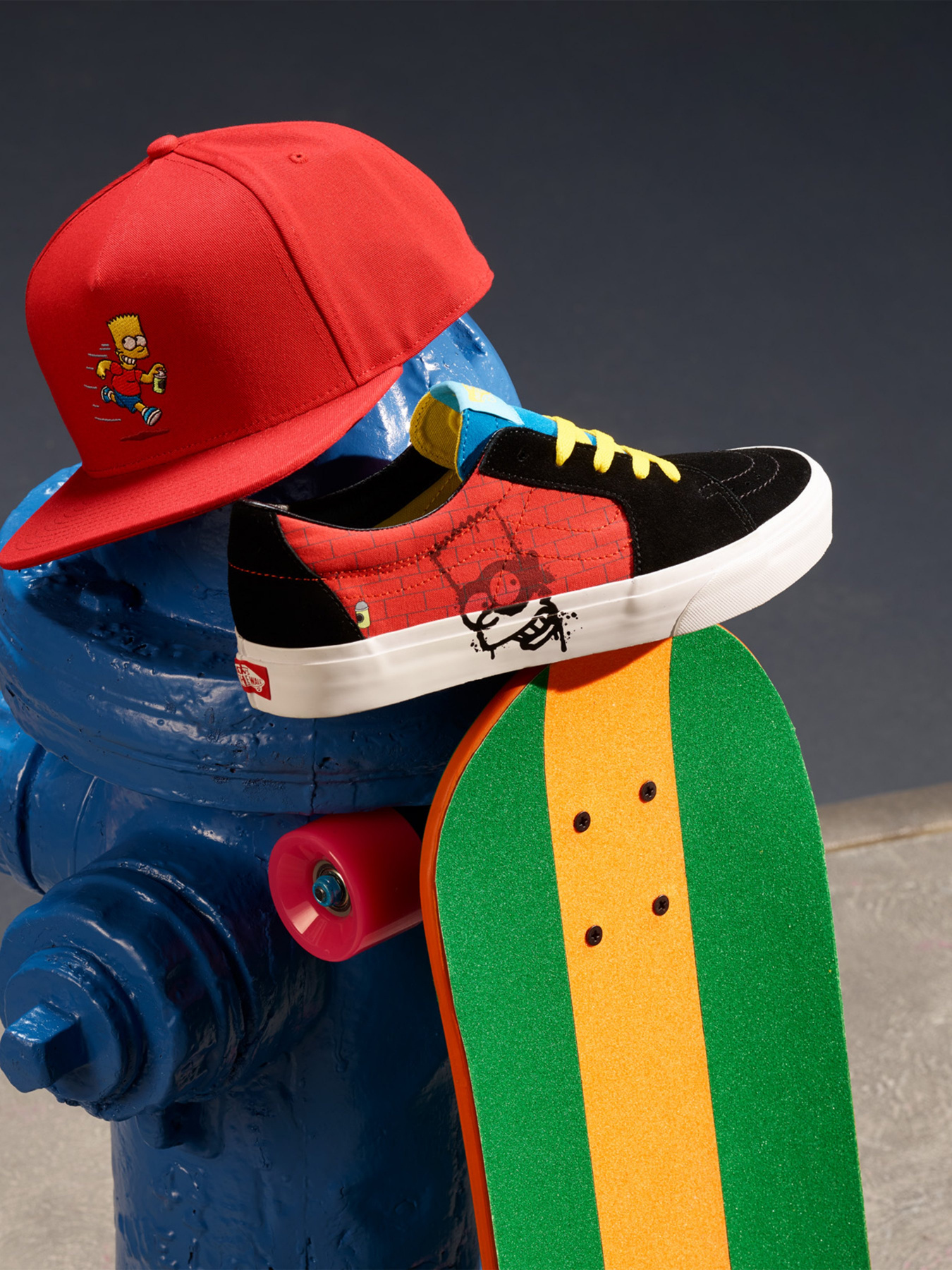 Кеди Vans The Simpsons x Vans SK8-Low El Barto модель VN0A4UUK17A1 Фото