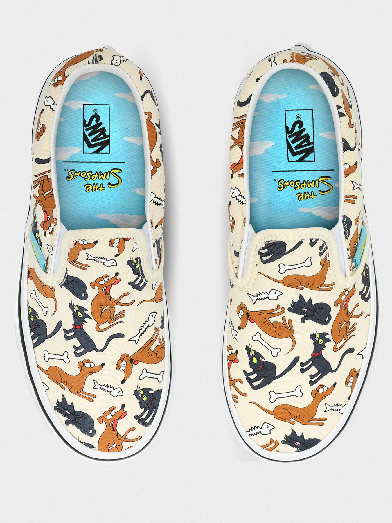 Кеди Vans THE SIMPSONS X VANS FAMILY PETS CLASSIC SLIP-ON модель VN0A4BUT0JE1 Фото