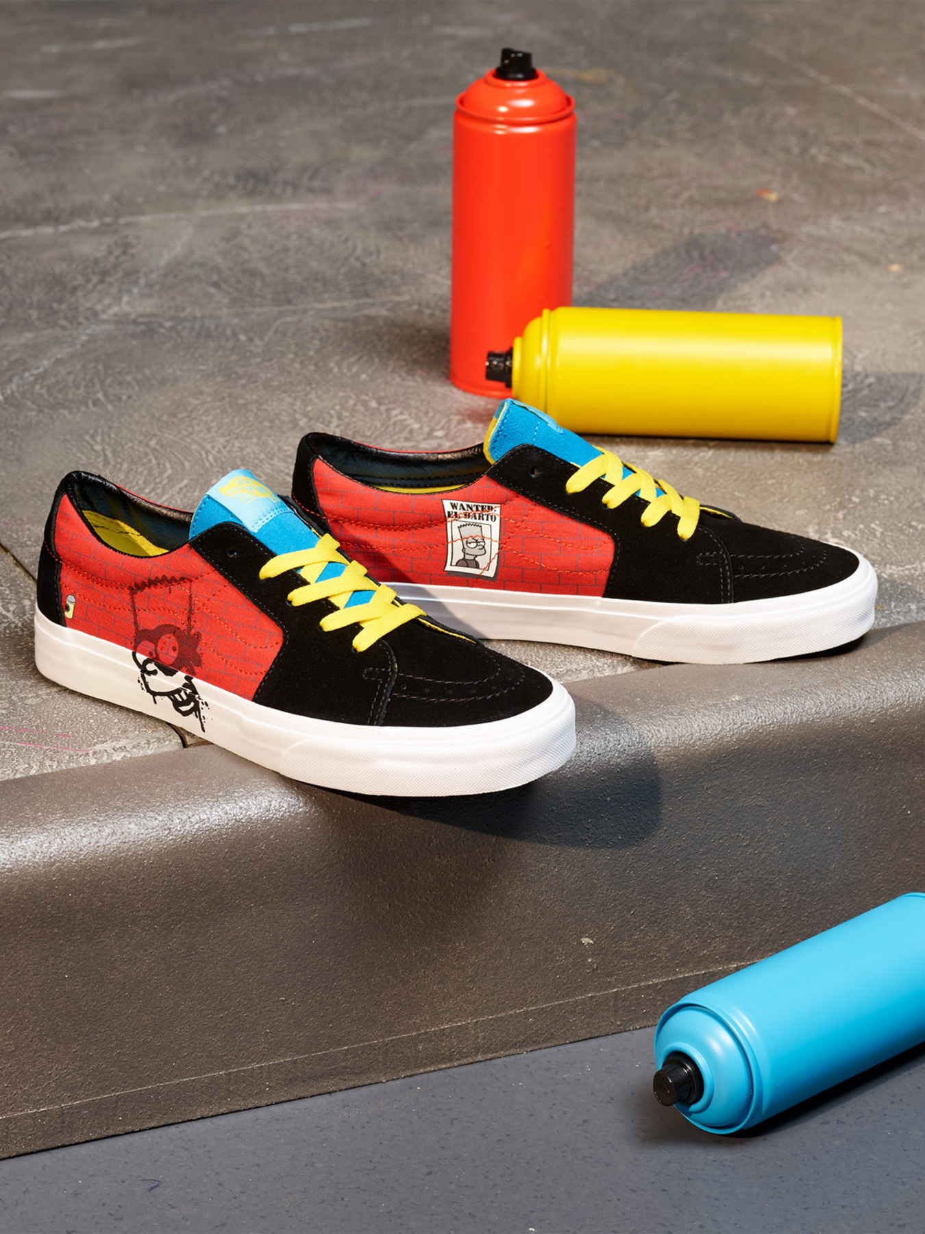 Кеди Vans The Simpsons x Vans El Barto Old Skool модель VN0A4BUU17A1 Фото