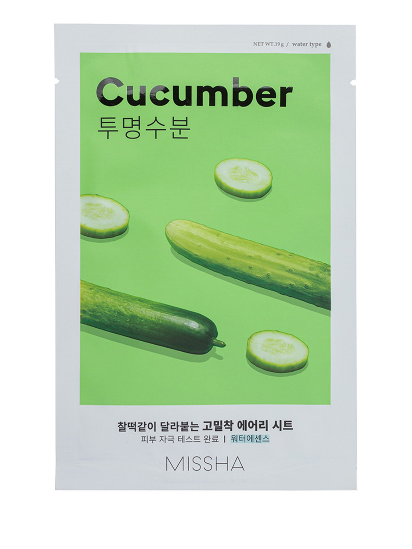 AIRY FIT SHEET MASK CUCUMBER Missha модель 8809581454712 Фото