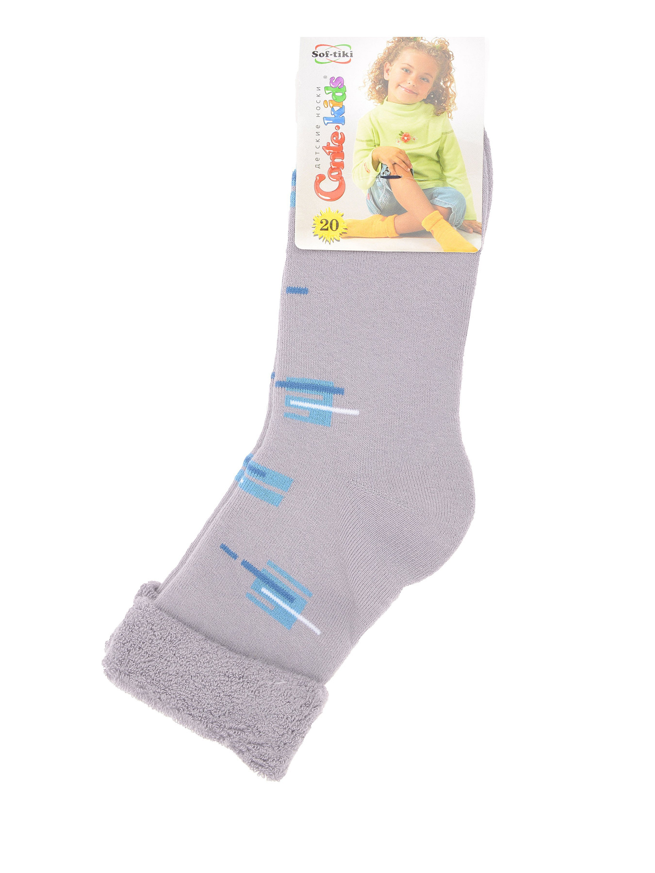 Шкарпетки та гольфи Conte Kids модель 6С-19СП 047 сірий Фото