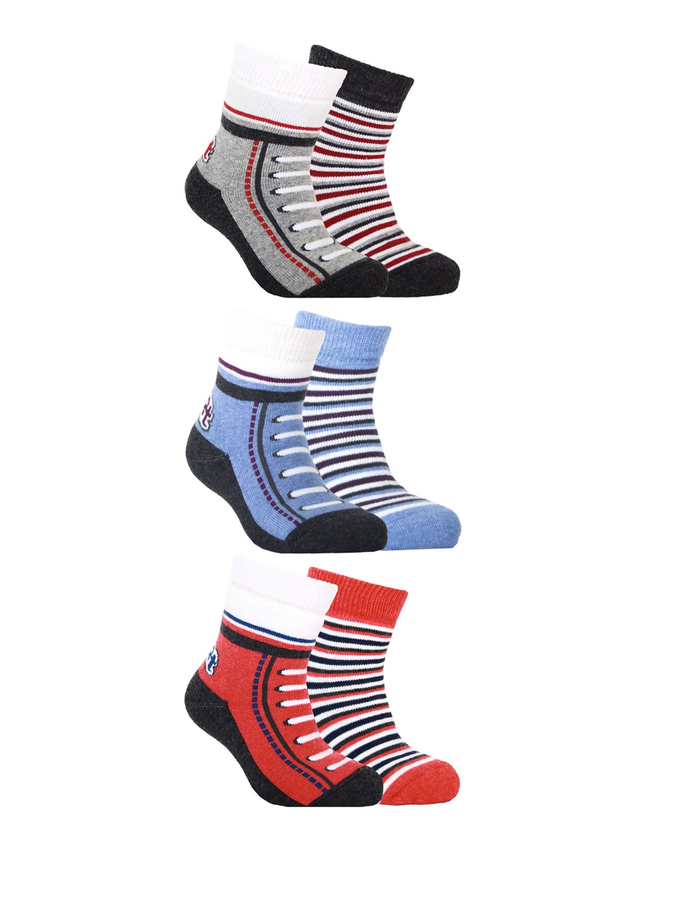 Носки и гольфы Conte Kids модель 7С-93СП 704 білий-сірий Фото