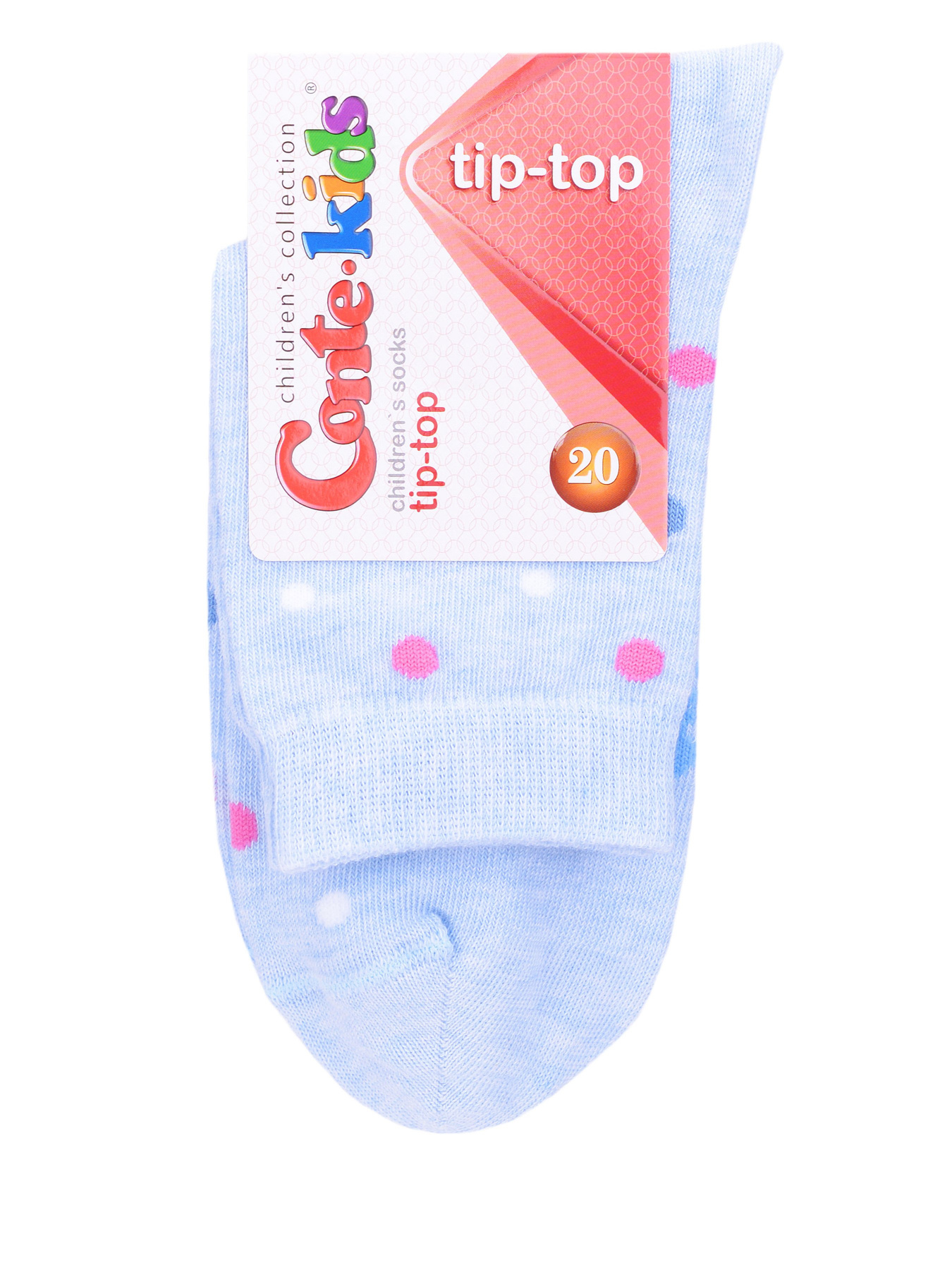 Шкарпетки та гольфи Conte Kids модель 5С-11СП 141 світло-блакитний Фото