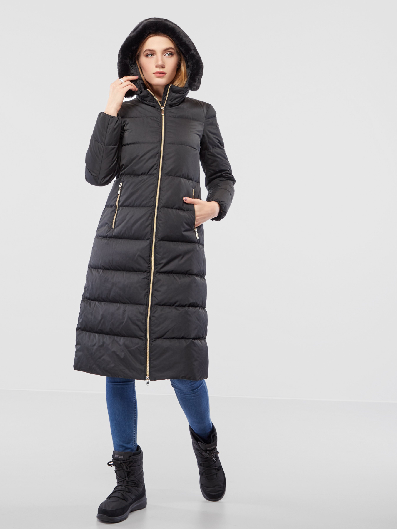 Куртки и дубленки Geox Tabelya модель W0425W-T2600-F9000 Фото