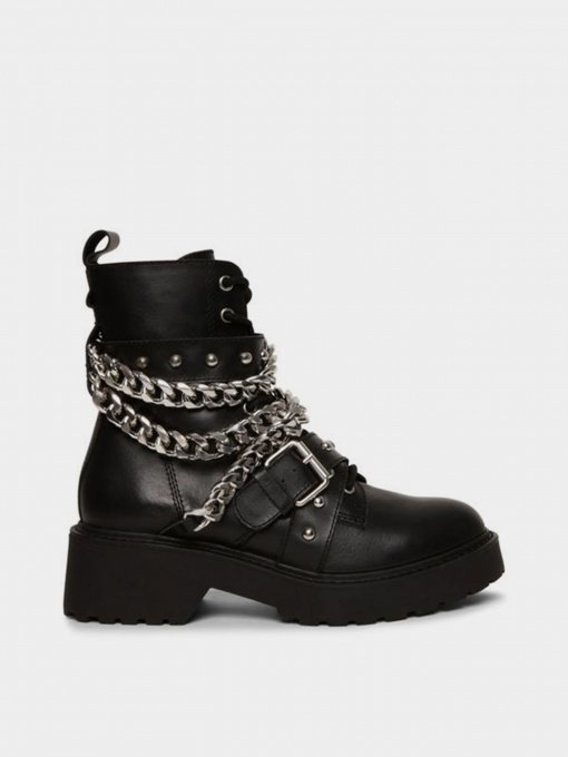 Ботинки и сапоги Steve Madden модель SM11001194 BLACK LEATHER Фото