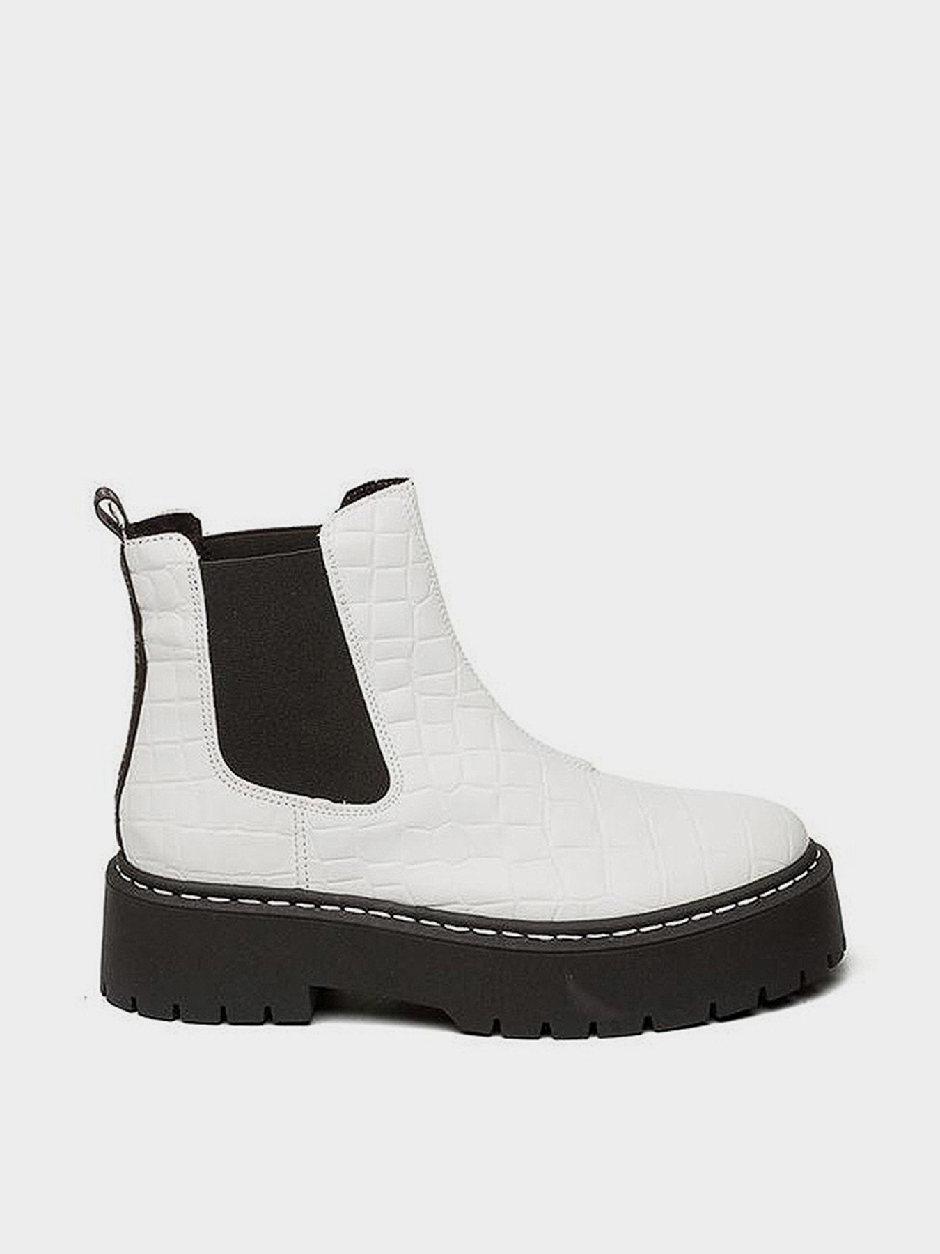 Ботинки и сапоги Steve Madden модель SM11001347 WHITE CROCO Фото