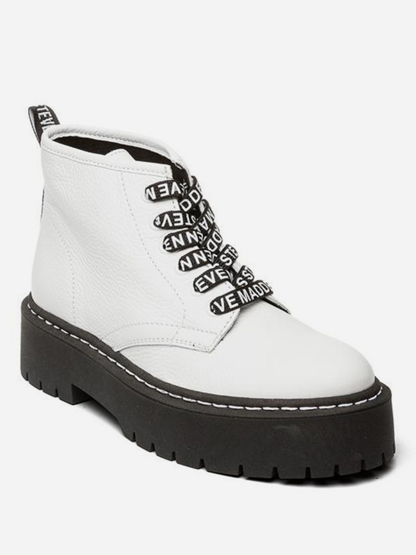 Черевики та чоботи Steve Madden модель SM11001214 WHITE LEATHER Фото