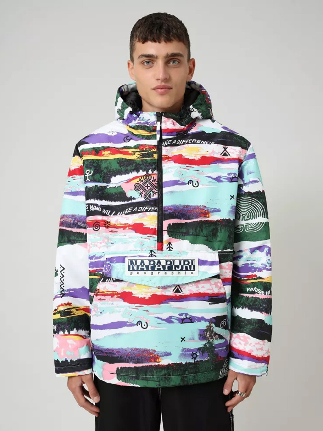 Куртки та дублянки Napapijri Anorak Revontulet модель NP0A4EIOF1M1 Фото