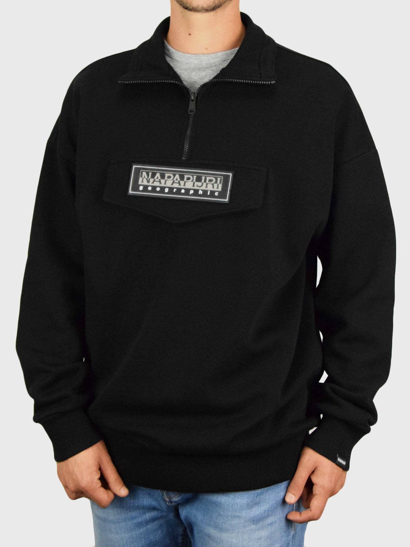 Худі та світшоти Napapijri Zip Sweatshirt Patch модель NP0A4EIT0411 Худі та світшоти Napapijri Zip Sweatshirt Patch модель NP0A4EIT0411 Фото