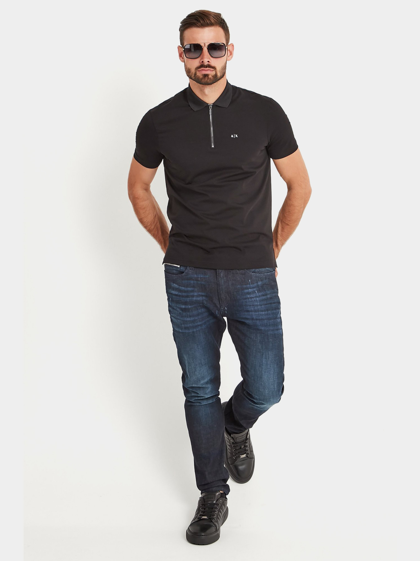 Поло Armani Exchange модель 6HZFLC-ZJ9AZ-1200 Фото