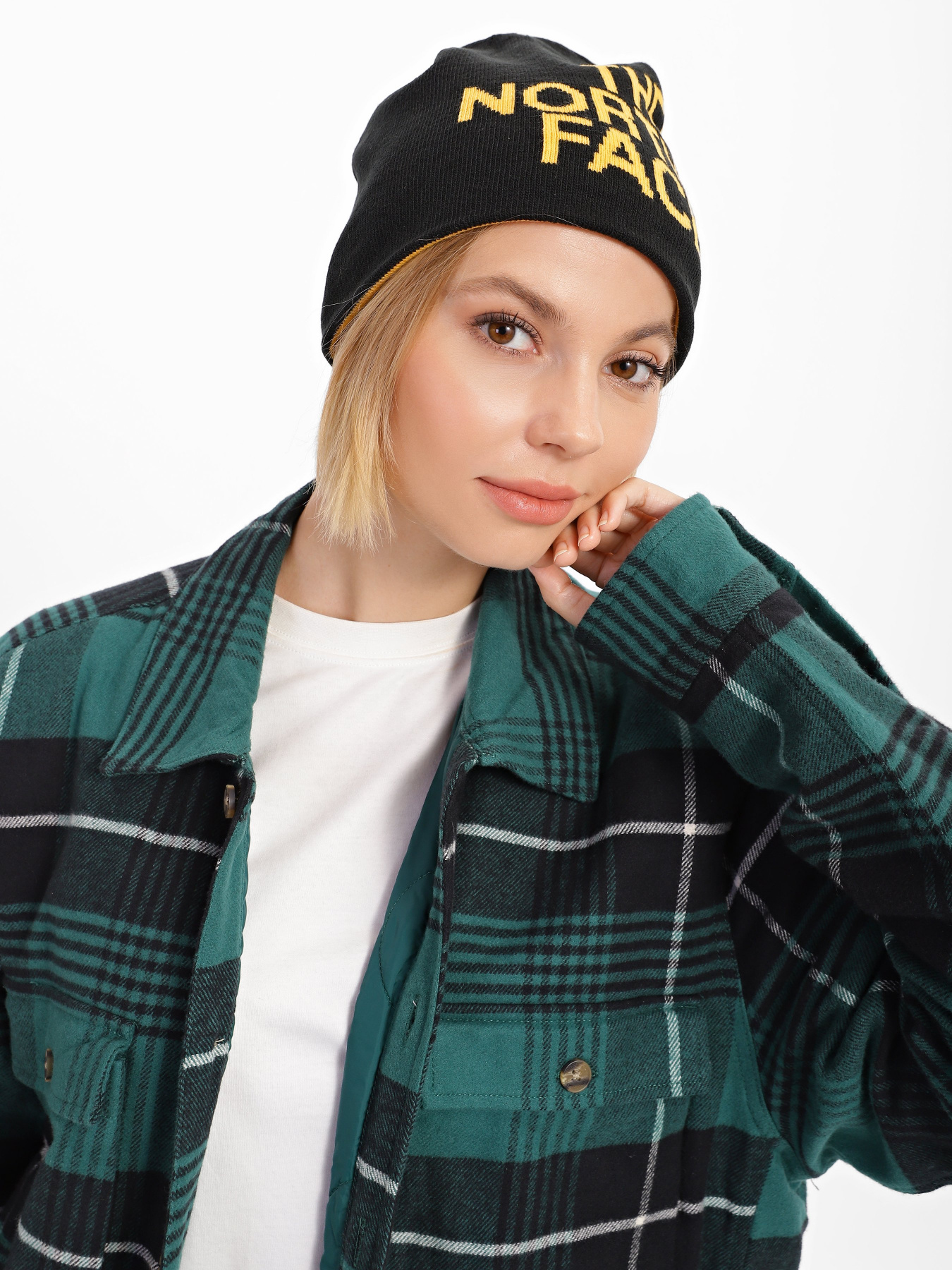 Шапки и кепки The North Face Reversible TNF Banner Beanie модель NF00AKNDAGG1 Фото