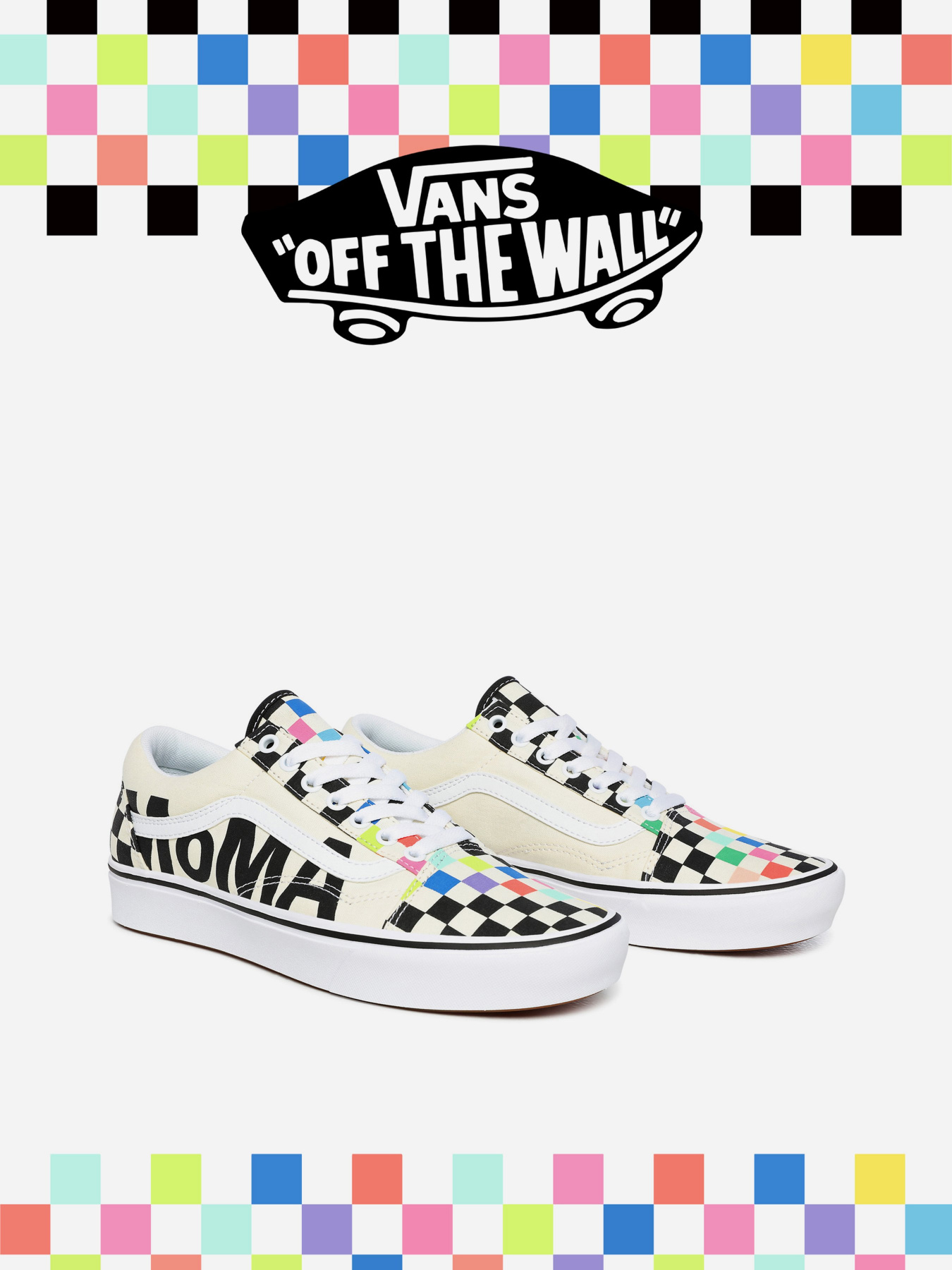 Кеди Vans Vans x MoMA ComfyCush Old Skool  модель VN0A3WMA1PJ1 Фото
