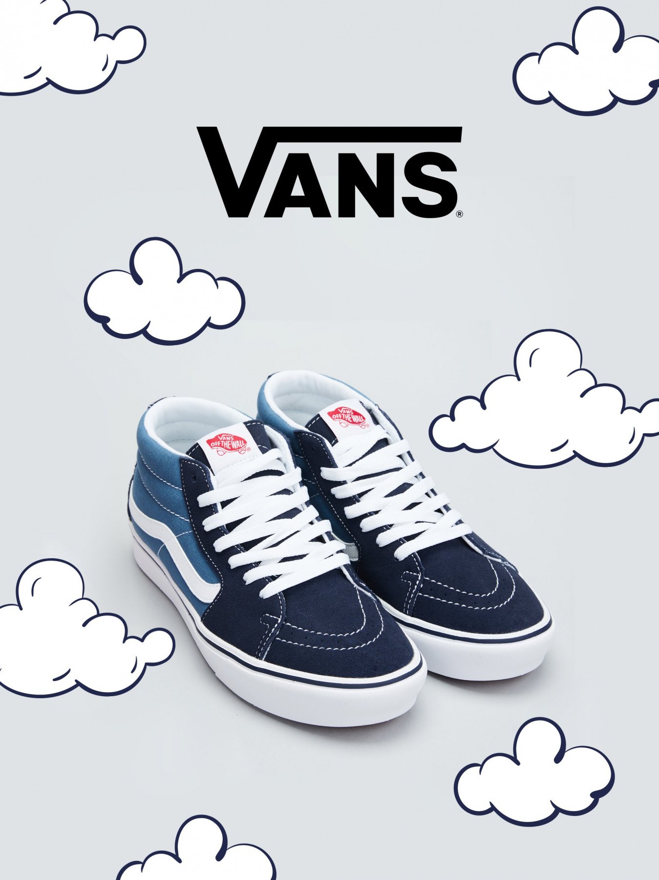 Кеды Vans ComfyCush SK8-Mid модель VN0A4UW1VNT1 Фото